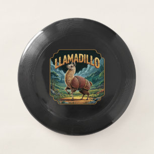 Llamadillo Illustration – Llama Armadillo Funny Wham-O Frisbee