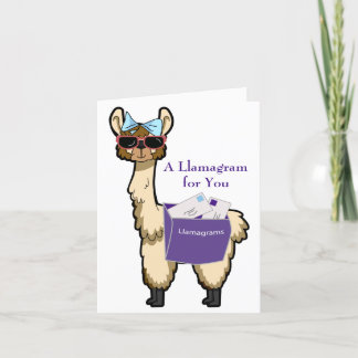 Llamagram for All Occasions Card