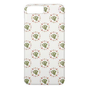 Llamarama Collection   Cactus Circle iPhone 8 Plus/7 Plus Case