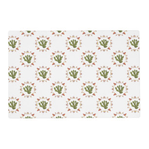 Llamarama Collection Cactus Circle Placemat