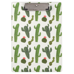 Llamarama Collection Cute Cactus Clipboard