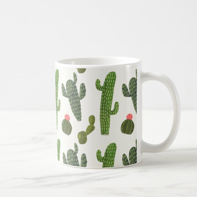 Llamarama Collection | Cute Cactus Coffee Mug (Right)