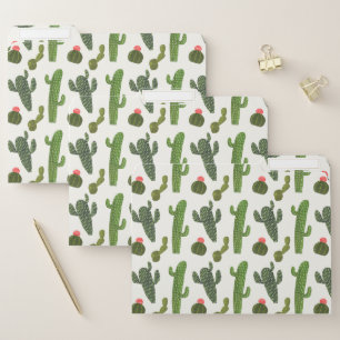 Llamarama Collection Cute Cactus File Folder