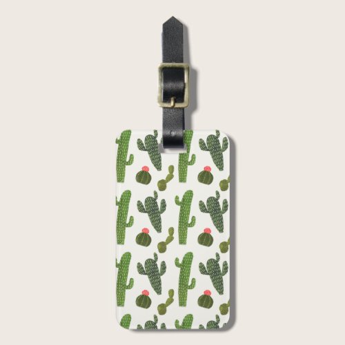 Llamarama Collection | Cute Cactus Luggage Tag