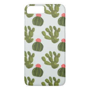 Llamarama Collection   Cute Cactus Pattern iPhone 8 Plus/7 Plus Case