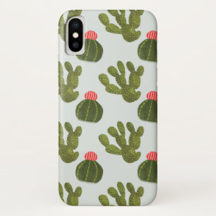 Llamarama Collection   Cute Cactus Pattern iPhone X Case