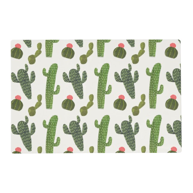 Llamarama Collection | Cute Cactus Placemat (Front)