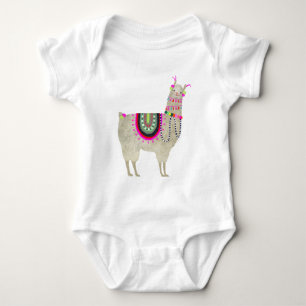Llamarama Collection   Cute Lllamas Baby Bodysuit
