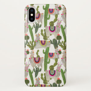 Llamarama Collection Pattern iPhone X Case