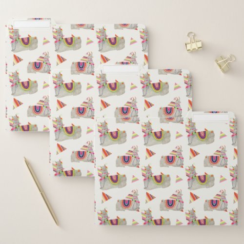 Llamarama Collection Pattern II File Folder