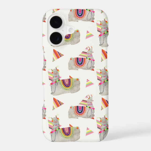 Llamarama Collection Pattern II Iphone Case (Back)