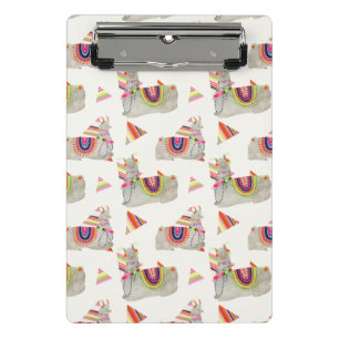 Llamarama Collection Pattern II Mini Clipboard