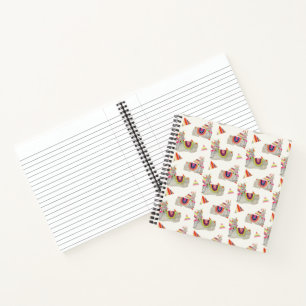 Llamarama Collection Pattern II Notebook