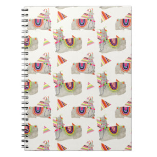 Llamarama Collection Pattern II Notebook