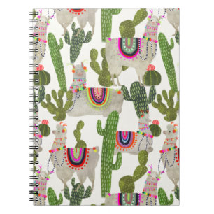 Llamarama Collection Pattern Notebook