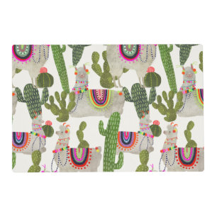 Llamarama Collection Pattern Placemat