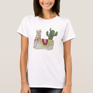 Llamarama Collection   Smiling Llamas T-Shirt