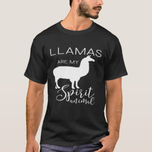 Llamas are my Spirit Animal J000436 T-Shirt