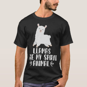 LLamas Are My Spirit Animal T-Shirt