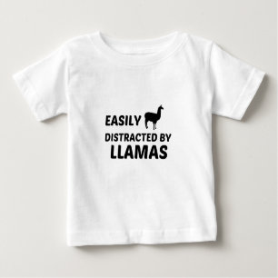 LLAMAS EASILY DISTRACTED BABY T-Shirt
