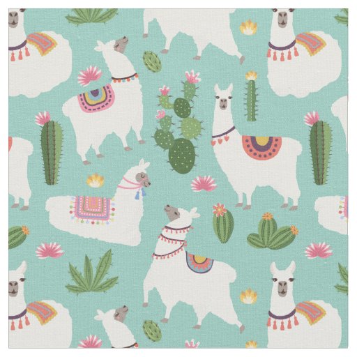 Llamas Fabric
