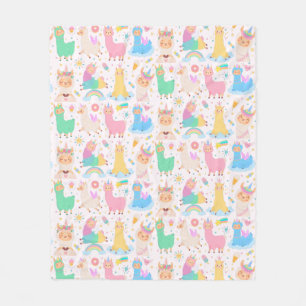 Llamas Fleece Blanket