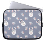 Llamas &amp; Flowers Pattern Laptop Sleeve