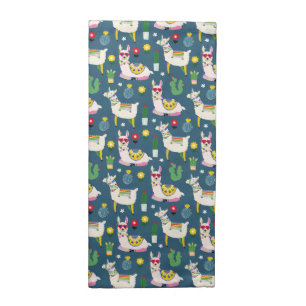 Llamas In Sunglasses Pattern Cloth Napkin