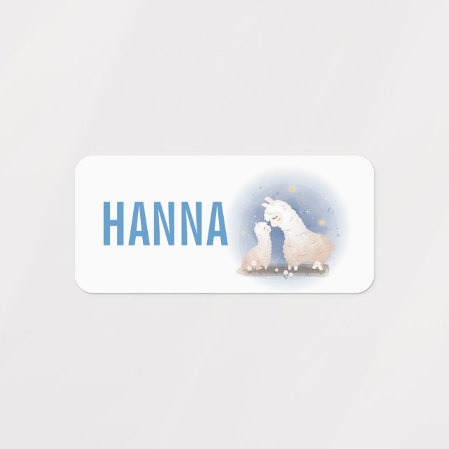 Llamas Labels (Design 1)
