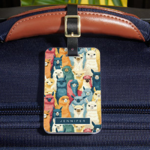 Llamas Luggage Tags