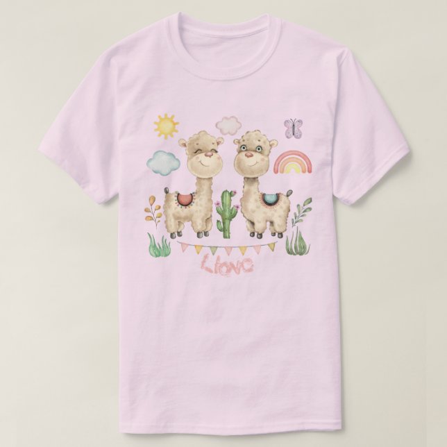 Llamas T-Shirt (Design Front)