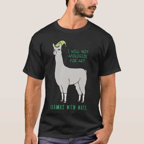 Llamas With Hats Carl Classic T_Shirt