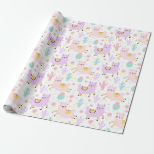 Llamas Wrapping Paper
