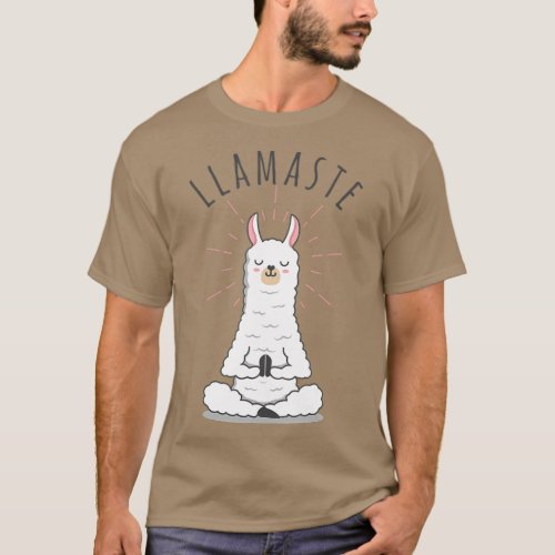 Llamaste Llama Yoga Yogi Cute Love T_Shirt