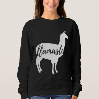 Llamaste Namaste Llama Alpaca Yoga Lovers Fun Sweatshirt
