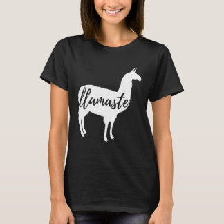 Llamaste Namaste Llama Alpaca Yoga Lovers Fun T-Shirt