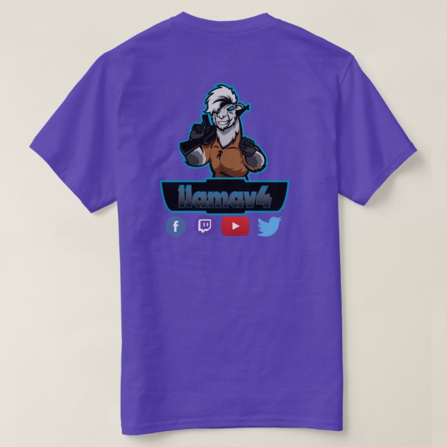 llamav4 T-Shirt (Design Back)