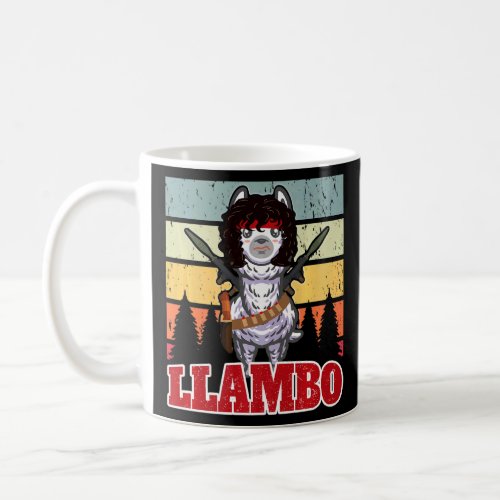 Llambo Military Llama Commando Hilarious Present   Coffee Mug