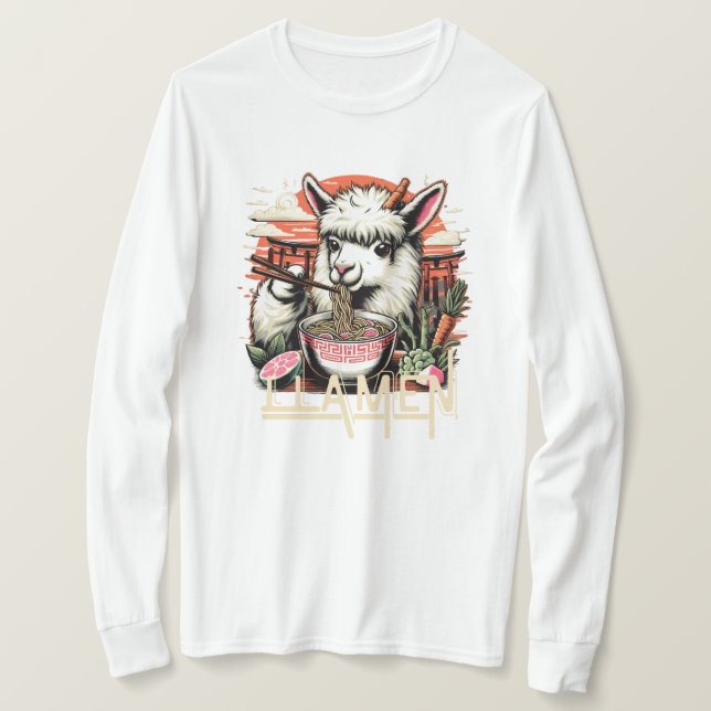 LLAMEN tshirt design for clothing (Design Front)
