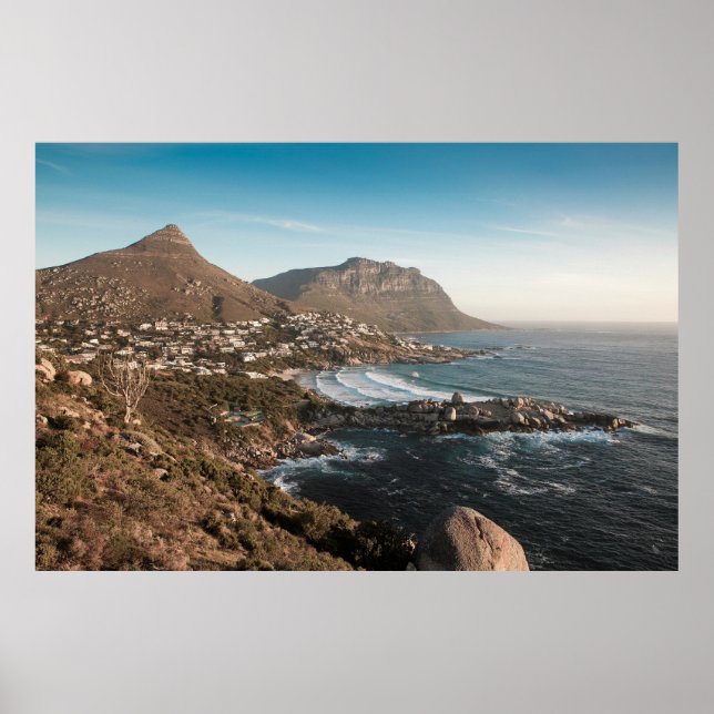 Llandudno Beach: Cape Town Coastal Sunset Poster (Front)
