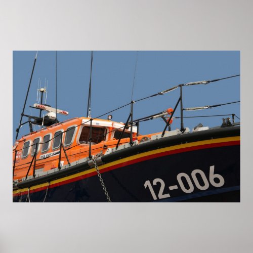Llandudno lifeboat poster