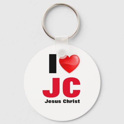 Llaver I love Jesus Christ Keychain