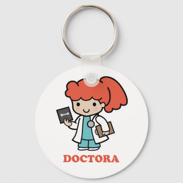 Llavero de doctora keychain (Front)