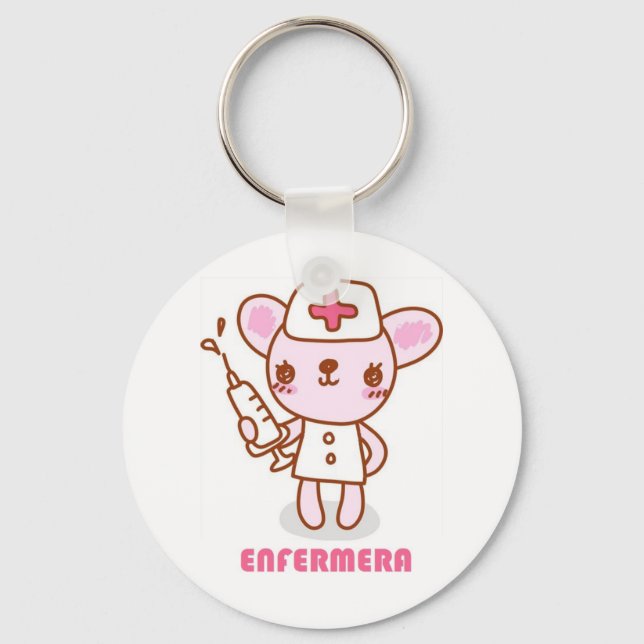 Llavero de enfermera ratoncita keychain (Front)