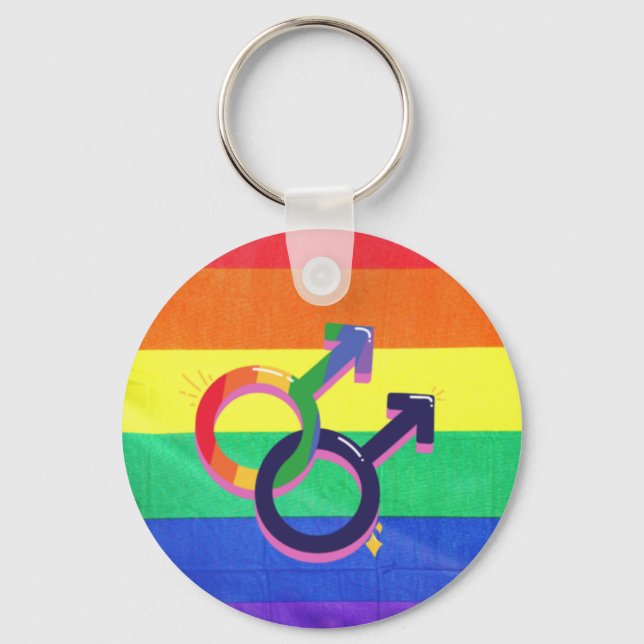 Llavero del Orgullo gay Keychain (Front)