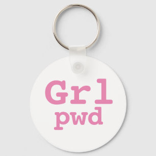 Llavero Grl pwd Keychain