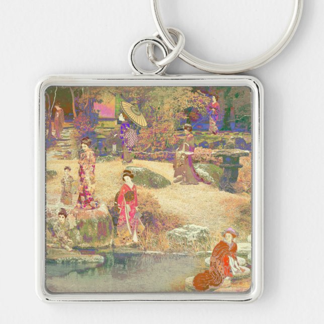 Llavero Japanese Garden II / Washed Edition Keychain (Front)