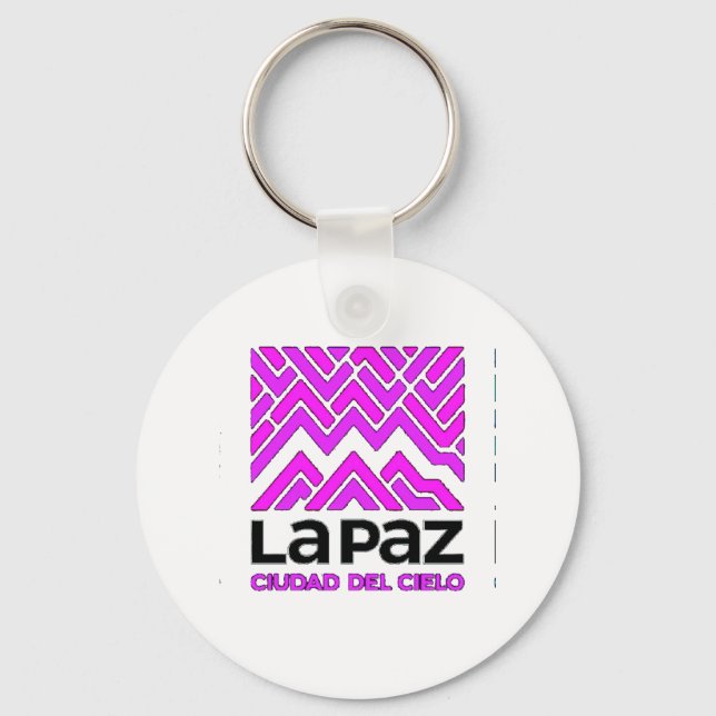 Llavero La Paz ciudad del cielo Keychain (Front)