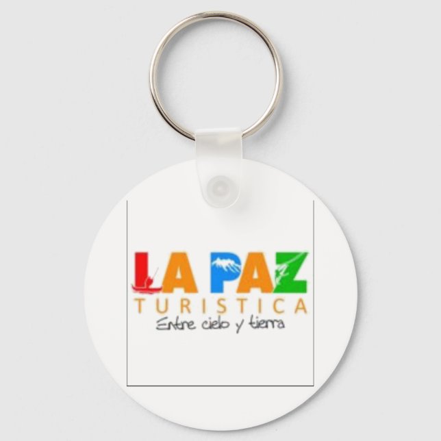 Llavero La Paz entre cielo y tierra Keychain (Front)