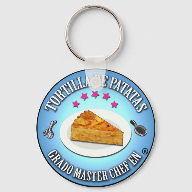 Llavero Master Chef en Tortilla de Patatas Keychain (Front)